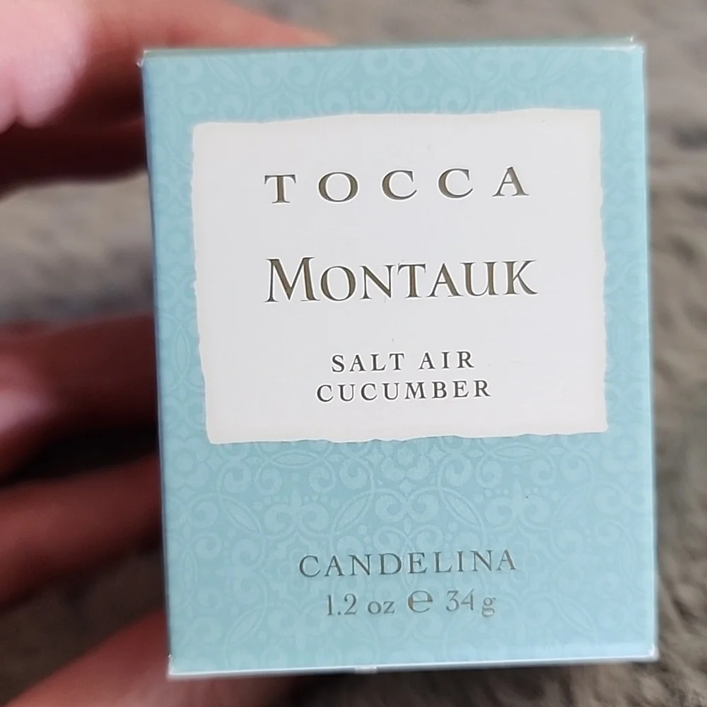 NIB Tocca Montauk Salt Air Cucumber Candelina Candle‎
